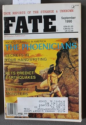 FATE (Pulp Digest Magazine); Vol. 43, No. 9, Issue 486,September 1990 True Stories on The Strange...
