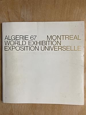 Algérie Expo 67 Montreal World Exhibiton - Exposition Universelle.