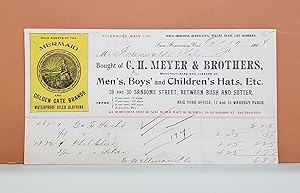 C. H. Meyer & Brothers Receipt