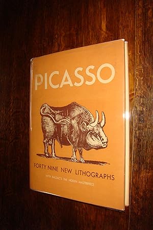 Picasso - Forty Nine new Lithographs with Balzac 's The Hidden Masterpiece (1st printing)