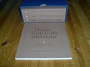 Helgo Zettervalls arkitektur. 4 volumes (I. Utgångspunkter. II. Kyrkor. III. Offentligt. IV. Bost...
