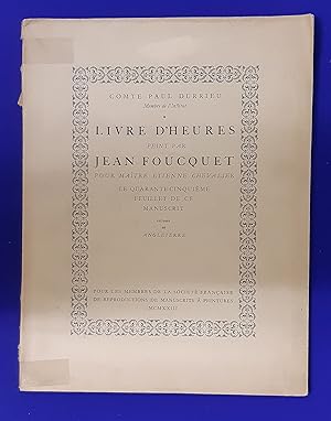Livre d'Heures peint par Jean Foucquet pour Maitre Etienne Chevalier : le quarante-cinquième feui...