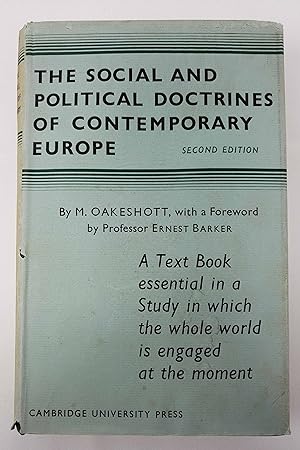 The Social and Political Doctrines of Contemporary Europe
