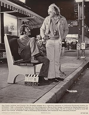 Straight Time (Original photograph of Dustin Hoffman and Ulu Grosbard on location for the 1978 film)