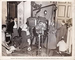 The Heiress (Original photograph of William Wyler, Betty Linley, and Ralph Richardson on the set ...