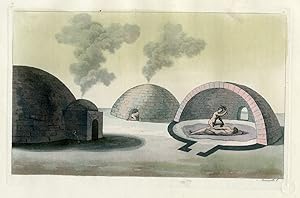 Antique Print-TEMAZCAL-MAYA CULTURE-MEXICO-PL.LXXXI.-Ferrario-Fumagall-c.1827
