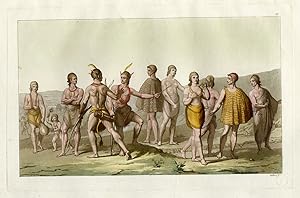 Antique Print-INDIGENOUS-SOUTH CAROLINA-PL.LIII.-Ferrario-Gallina -c.1827