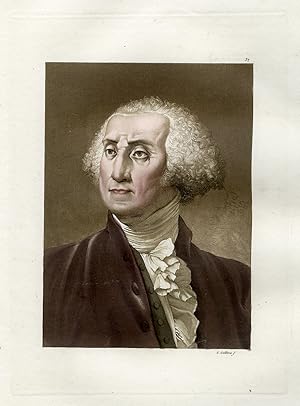 Antique Print-WASHINGTON-PORTRAIT-PL.XXXVII.-Ferrario-Gallina-c.1827