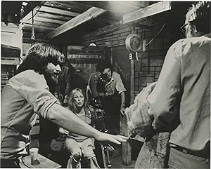 The Texas Chainsaw Massacre (Original photograph of Tobe Hooper and Marilyn Burns on the set of t...