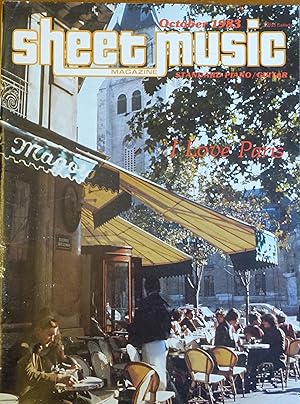 Sheet Music Magazine: October 1983 Volume 7, Number 7 (Standard Piano/ Guitar)