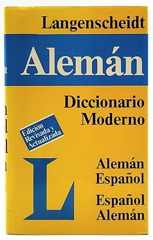Diccionario Moderno Langenscheidt De Los Idiomas Alemán Y Español