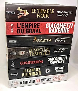 7 romans de Ravenne: Le Temple noir + L'empire du Graal + Apocalypse + Le septième templier + Con...
