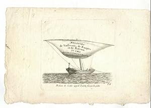 Mélanges de vaisseaux, de barques et de bateaux. 3e [7e] Cahier. First edition of the engravings.