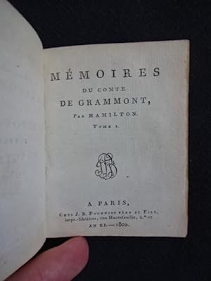 Mémoires du Comte de Grammont