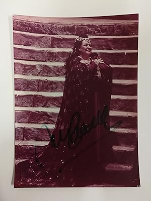 Montserrat Caballé/Caballe signed photograph