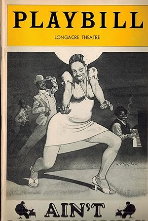 Playbill the National Theatre Magazine January 1979 - Ain't Misbehavin' Cover Longacre Theatre