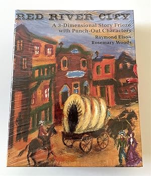 Red River City A 3-Dimensional Story Frieze with Punch-Out Characters