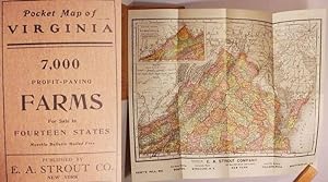 Pocket Map Of / Virginia / 7,000 / Profit Paying Farms / For Sale In / Fourteen States / Monthly ...