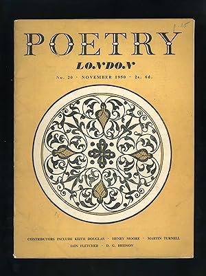 POETRY (LONDON) - A Bi-Monthly of Modern Verse and Criticism: Vol. 5, No. 20 - November 1950 - SE...