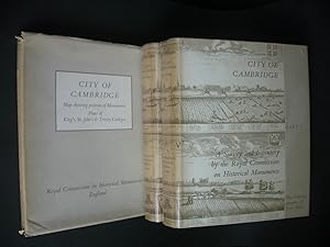 An Inventory of the Historical Monuments in the City of Cambridge: 2 Volumes & Maps, complete