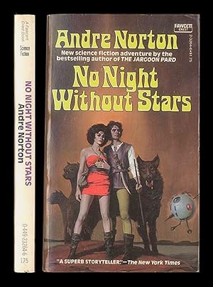 Andre Norton, No Night Without Stars. S-F. Vintage Paperback Science Fiction. 1975 First Fawcett ...