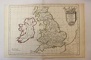 Map Carte géographique Atlas Philippe Prétot Moithey Britannia Romain Angleterre