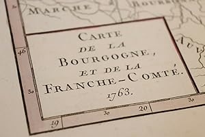 Map Carte géographie Atlas Francet Bourgogne Franche-Comté