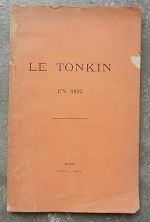 Le Tonkin en 1893.