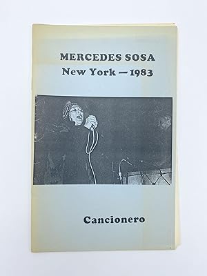Mercedes Sosa New York 1983. Cancionero