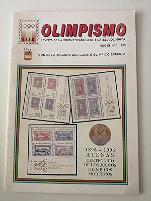 Olimpismo : revista de la Unión Española de Filatelia Olímpica. Año III, nº 4, 1996
