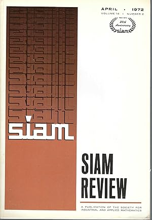 Siam Review, Volumve 14, Number 2, April 1972