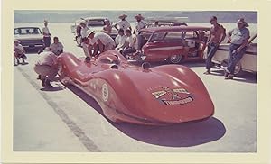 Archive of 163 vernacular photographs of speed runs at Bonneville, 1960-1963