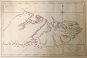 Map Carte géographique Iles Malouines Falkland Malvinas Atlantique Sud explorer
