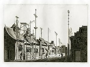 Antique Print-NANJING-STREETS-CHINA-PL.LVI.-Ferrario-Zanco-c.1827