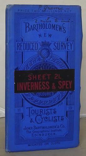 Bartholomew's New Reduced Survey, Sheet 21. Inverness & Spey, for Tourists & Cyclists