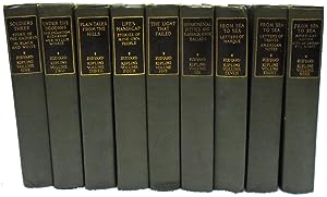 Nine-Volume Set of the Works of Rudyard Kipling: Vol. 1 Soldiers Three: The Story of the Gadsbys,...