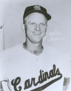 WHITEY LOCKMAN ST. LOUIS CARDINALS VINTAGE PHOTO 8'' x 10'' inch Photograph