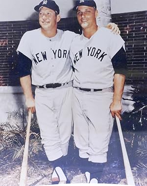 MICKEY MANTLE, ROGER MARIS PHOTO 1 OF 2 8'' x 10'' inch Photograph