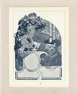"BIÈRES DE LA MEUSE" / Vignette originale entoilée tirée de la planche DER KUNSTSCHATZ n°12 édité...