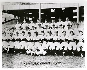 NEW YORK YANKEES 1952 TEAM PHOTO (2 COPIES AVAILABLE) 8'' x 10'' inch Photograph