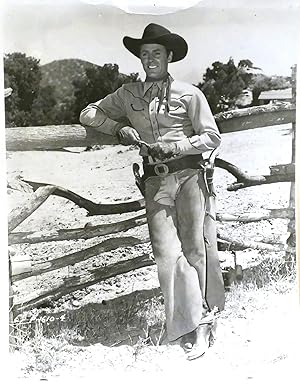 ALLAN "ROCKY" LANE VINTAGE BLACK AND WHITE PHOTO 8'' x 10'' inch Photograph