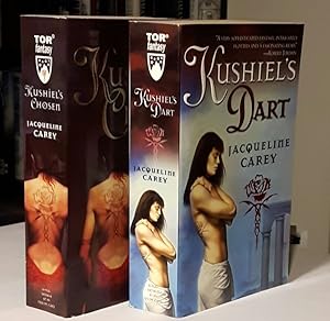 Kushiel's Legacy series -book (1) Kushiel's Dart; (with) book (2) Kushiel's Chosen -(1st/1st soft...