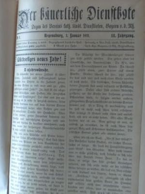 Der bäuerliche Dienstbote. Wochenblatt des Vereins kath. ländlicher Dienstboten Bayerns (E.B.) 5....