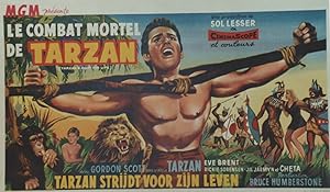 "LE COMBAT MORTEL DE TARZAN (TARZAN'S FIGHT FOR LIFE)" / Réalisé par Bruce HUMBERSTONE en 1958 av...