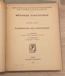 Méthode statistique tome 1et 2