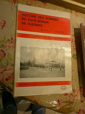 Histoire des hommes du Pays Borain de Cuesmes Biographie Cuesmoise