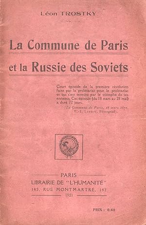 La Commune de Paris et la Russie des Soviets