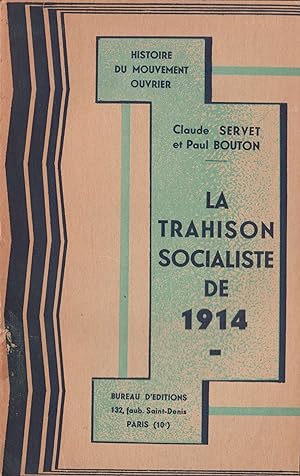 La Trahison Socialiste de 1914