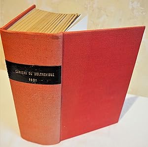 Cahiers du Bolchévisme. Année 1931 complète reliée.