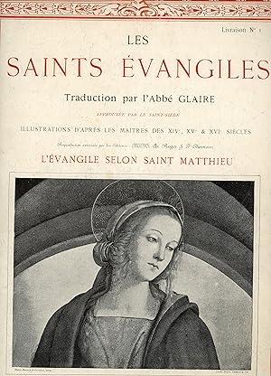 Les Saints Evangiles - Traduction par l'Abbé GLAIRE approuvé par le Saint Siège - Illustrations d...